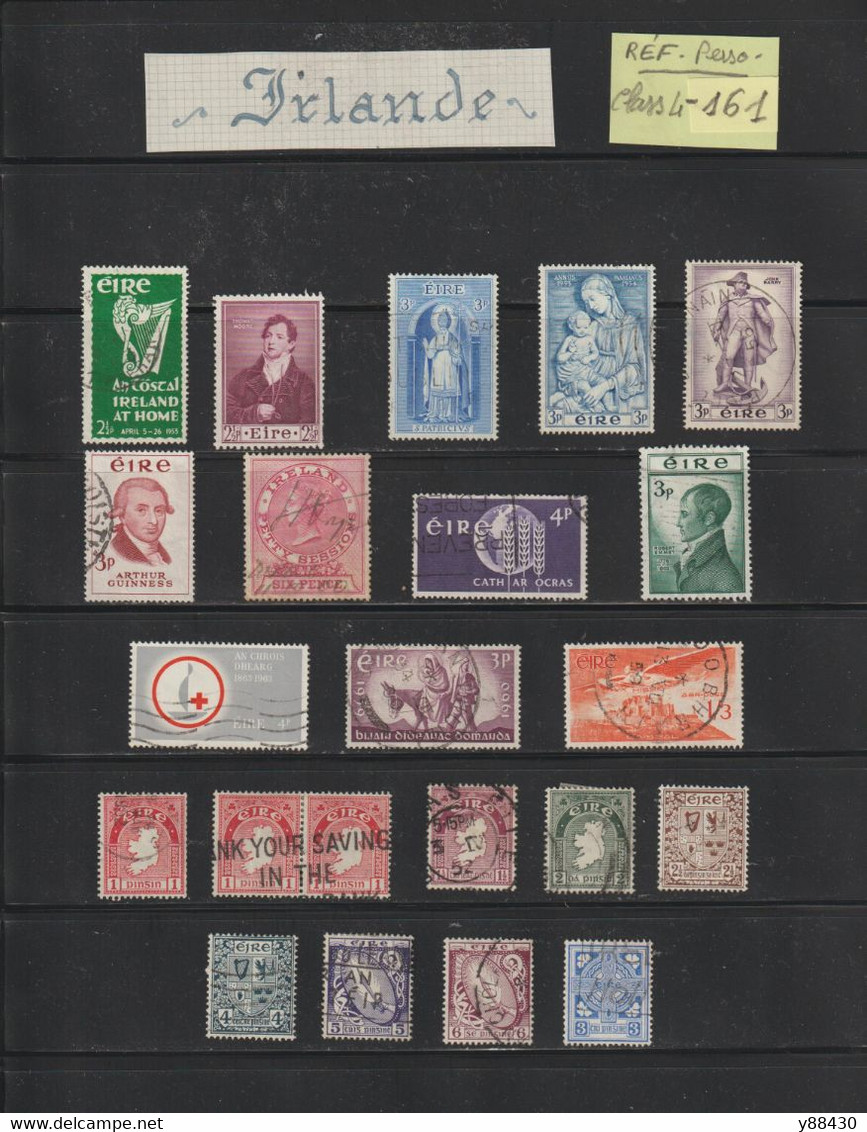 IRLANDE --  Lot De 22 Timbres Divers  -  Voir Les 2 Scannes - Collections, Lots & Series