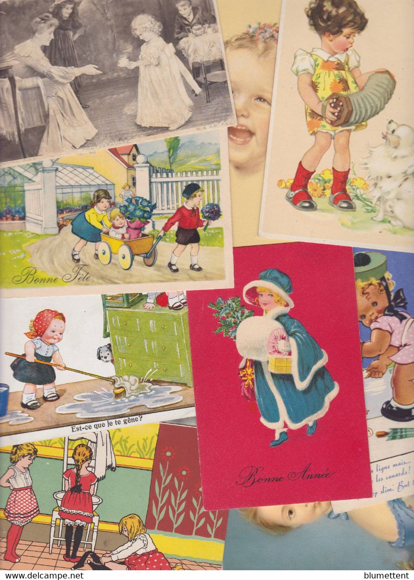 Lot 2653 De 10 CPA Illustrateurs Enfants Déstockage Pour Revendeurs Ou Collectionneurs - 5 - 99 Postales