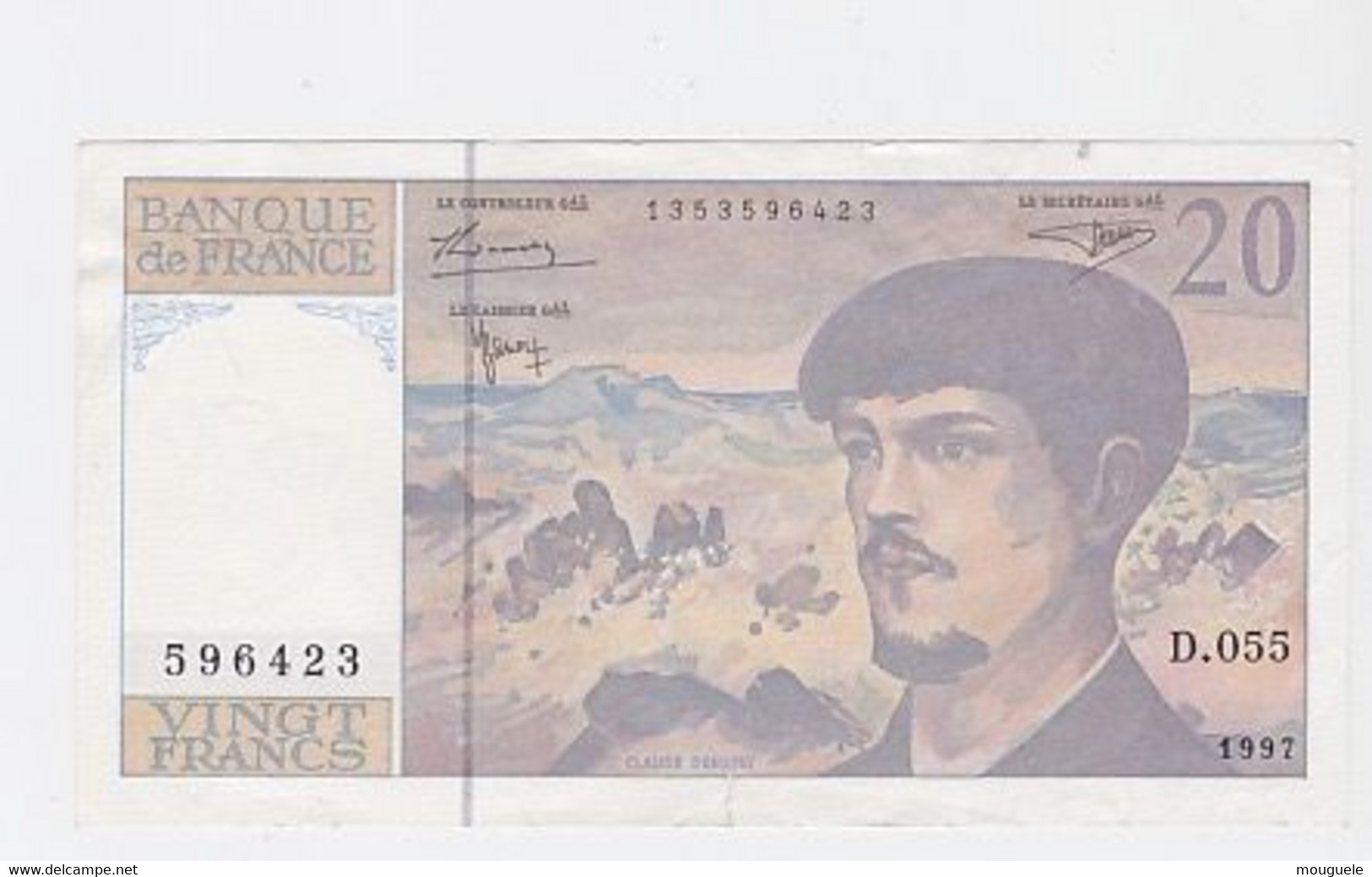 20 Fr. Debussy  1997 Léger Froissement Au Coin Haut Gauche - 20 F 1980-1997 ''Debussy''