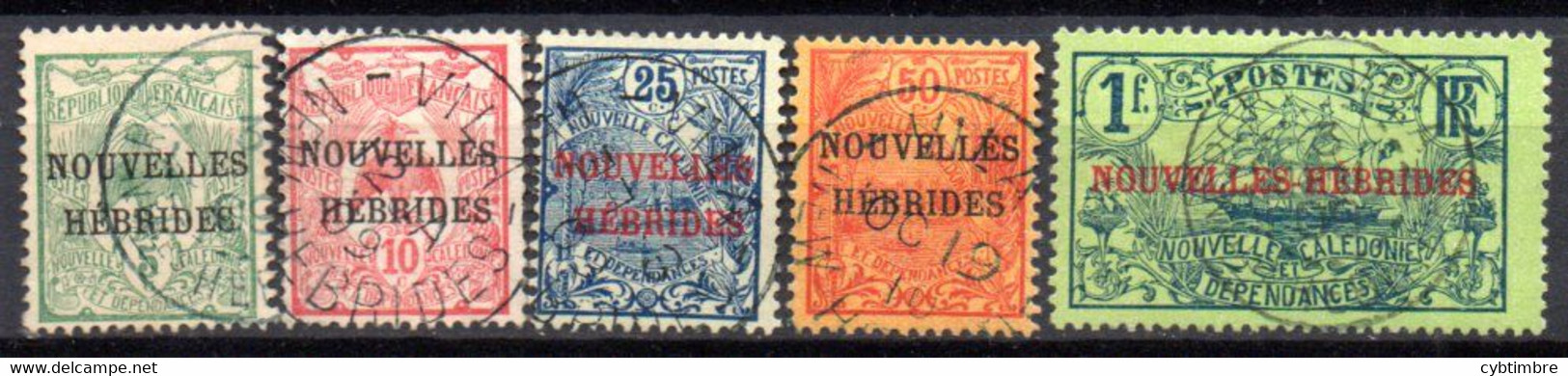 Nouvelles Hebrides : Yvert N° 1/5 - Andere & Zonder Classificatie