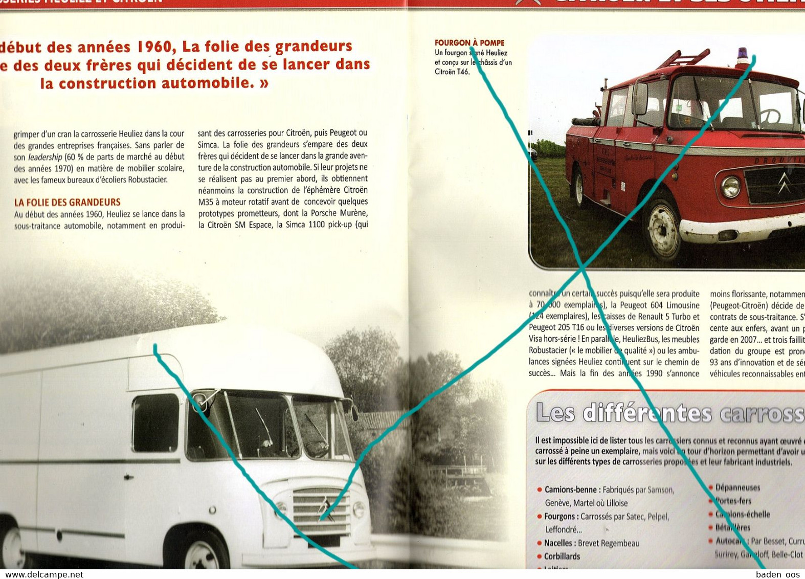 Rascicule Utilitaires Citroën Type 23 HLZ SANS LE MODELE REDUIT - Letteratura & DVD