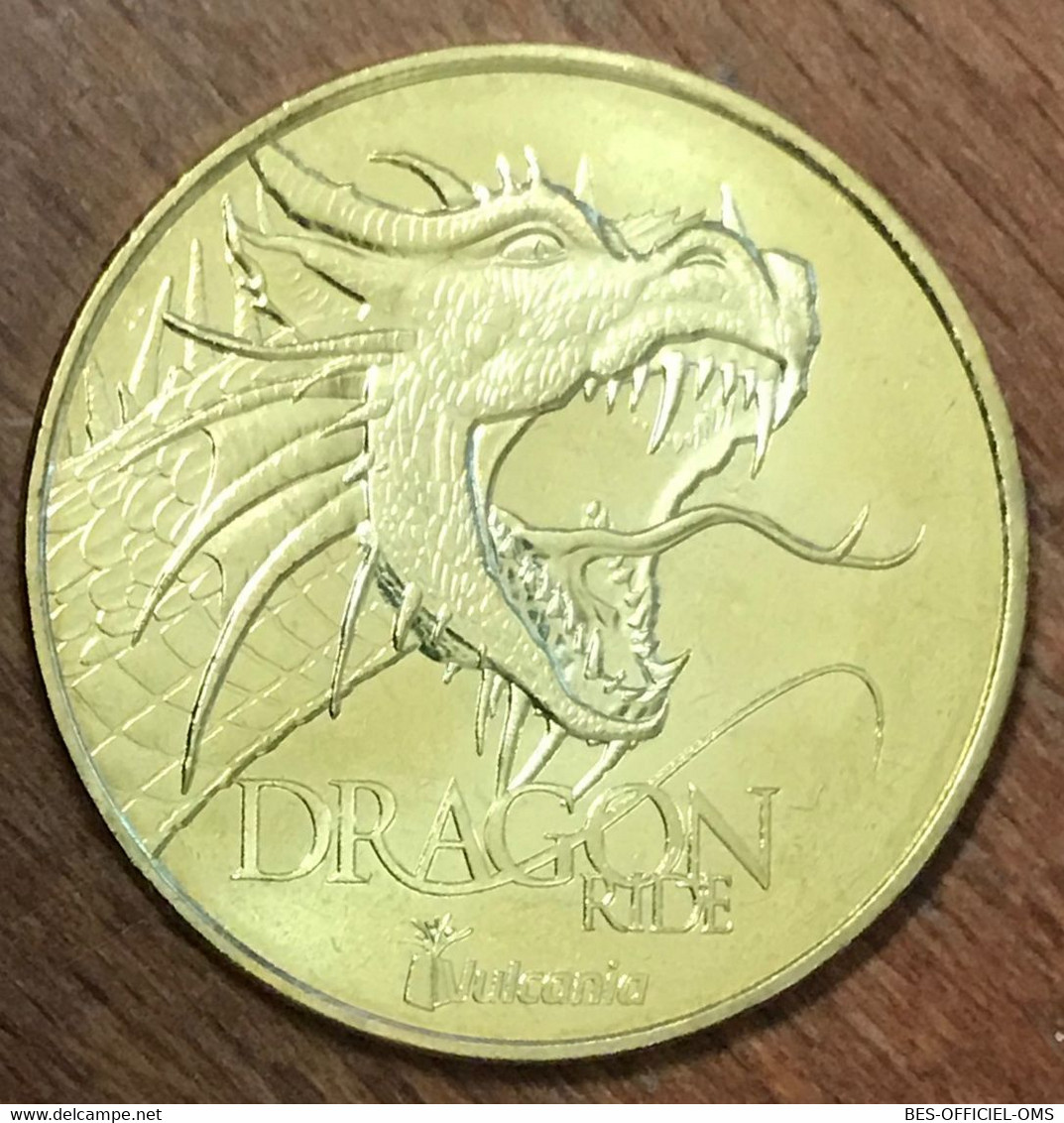 63 VULCANIA DRAGON RIDE MDP 2019 MÉDAILLE SOUVENIR MONNAIE DE PARIS JETON TOURISTIQUE MEDALS COINS TOKENS - 2019