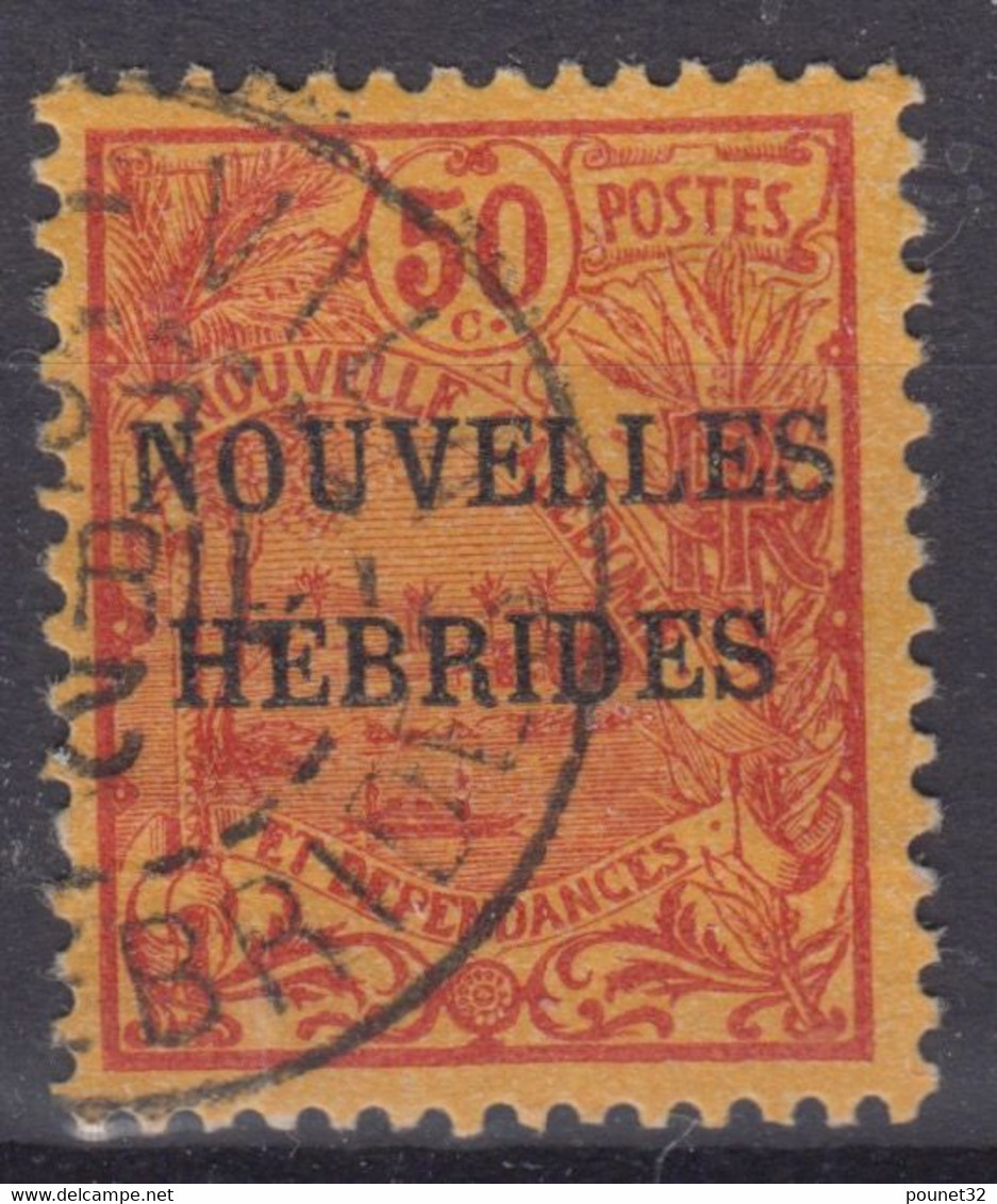 NOUVELLES HEBRIDES : RADE DE NOUMEA 50c N° 4 OBLITERATION CHOISIE - Used Stamps