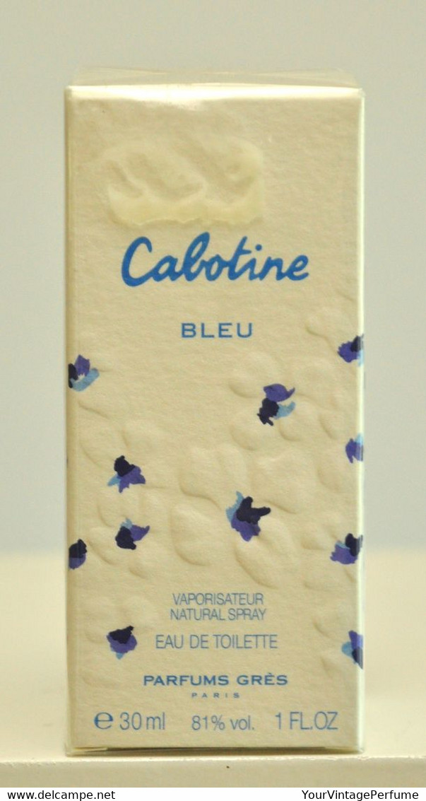 Parfums Grès Cabotine Bleu Eau De Toilette Edt 30ml 1 Fl. Oz. Spray Perfume Woman Rare Vintage 2003 New Sealed - Dames