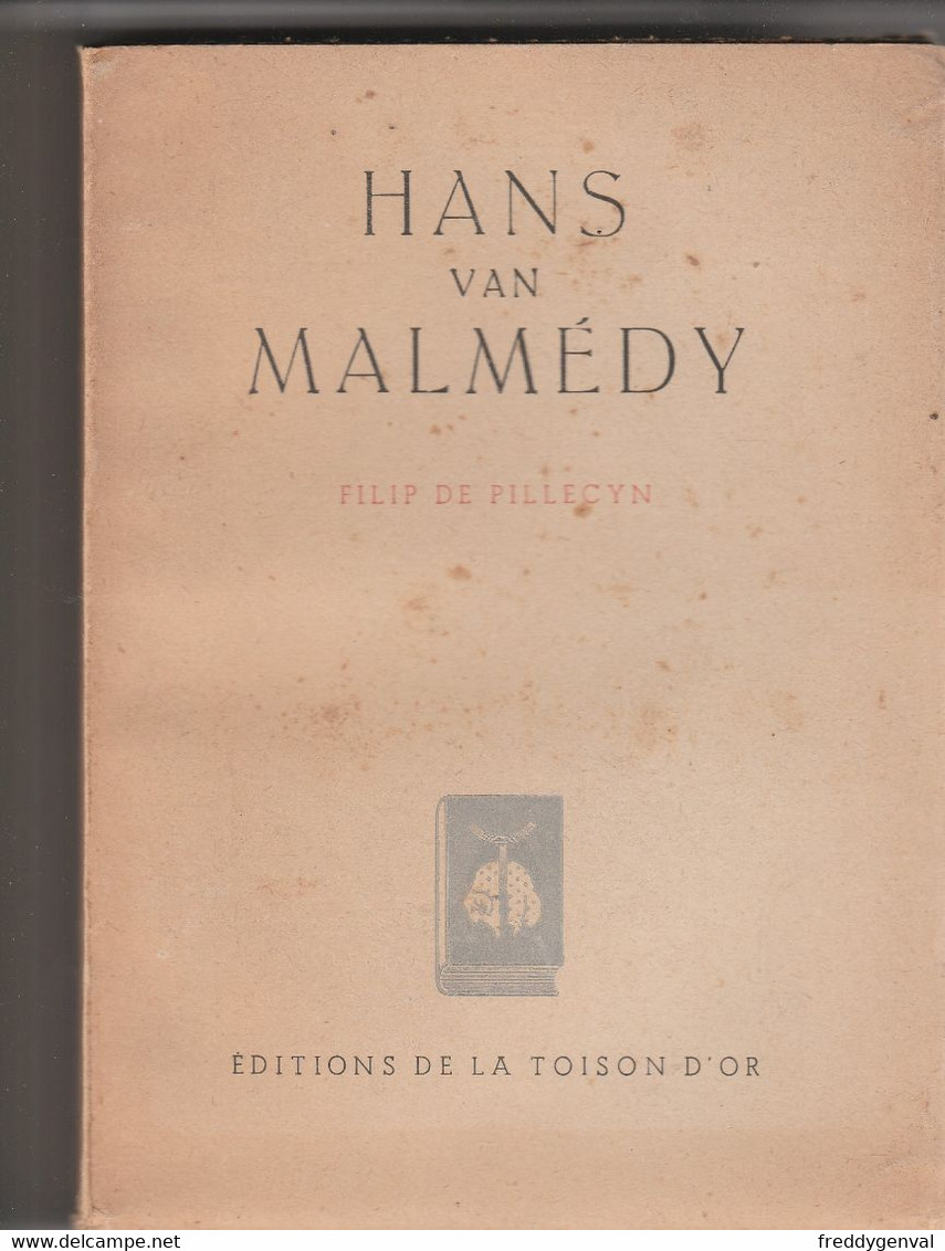 HANS VAN MALMEDY - Belgian Authors