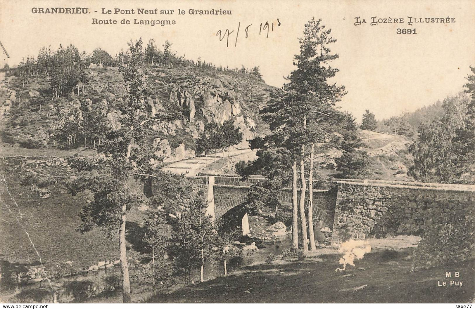 GRANDRIEU - Le Pont Neuf - Route De Langogne - Gandrieux Saint Amans