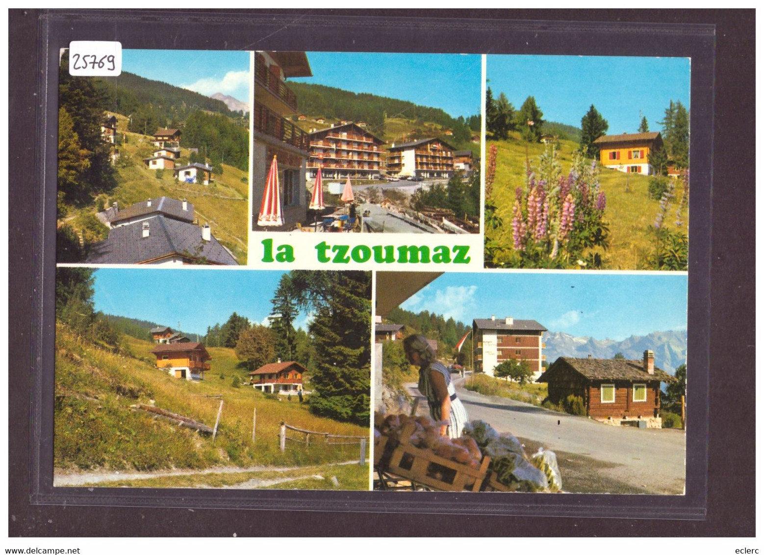 CARTE MODERNE - LA TSOUMAZ - LES MAYENS DE RIDDES - TB - Riddes