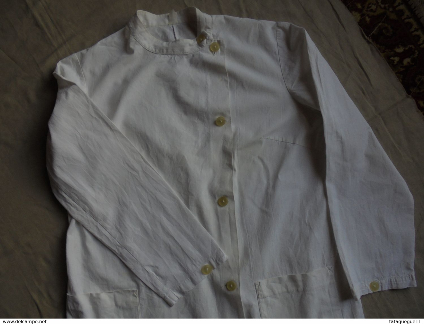 Ancien - Blouse de métier Médical Laboratoire Femme Coton blanc