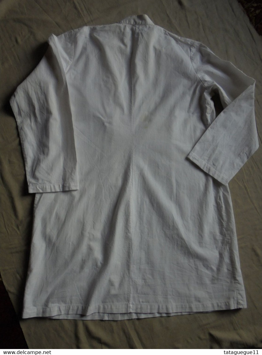 Ancien - Blouse de métier Médical Laboratoire Femme Coton blanc