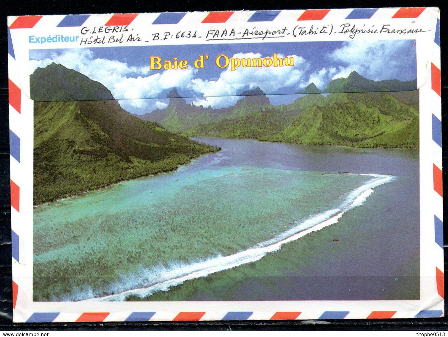 POLYNESIE. Belle Enveloppe Illustrée. Oblitération Des Marquises. - Covers & Documents