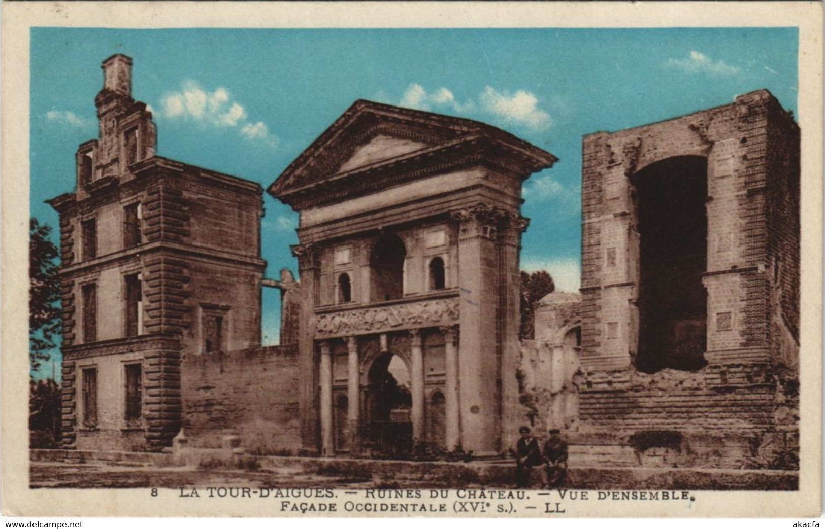 CPA LA TOUR-D'AIGUES Ruines Du Chateau - Vue D'Ensemble (1086678) - La Tour D'Aigues