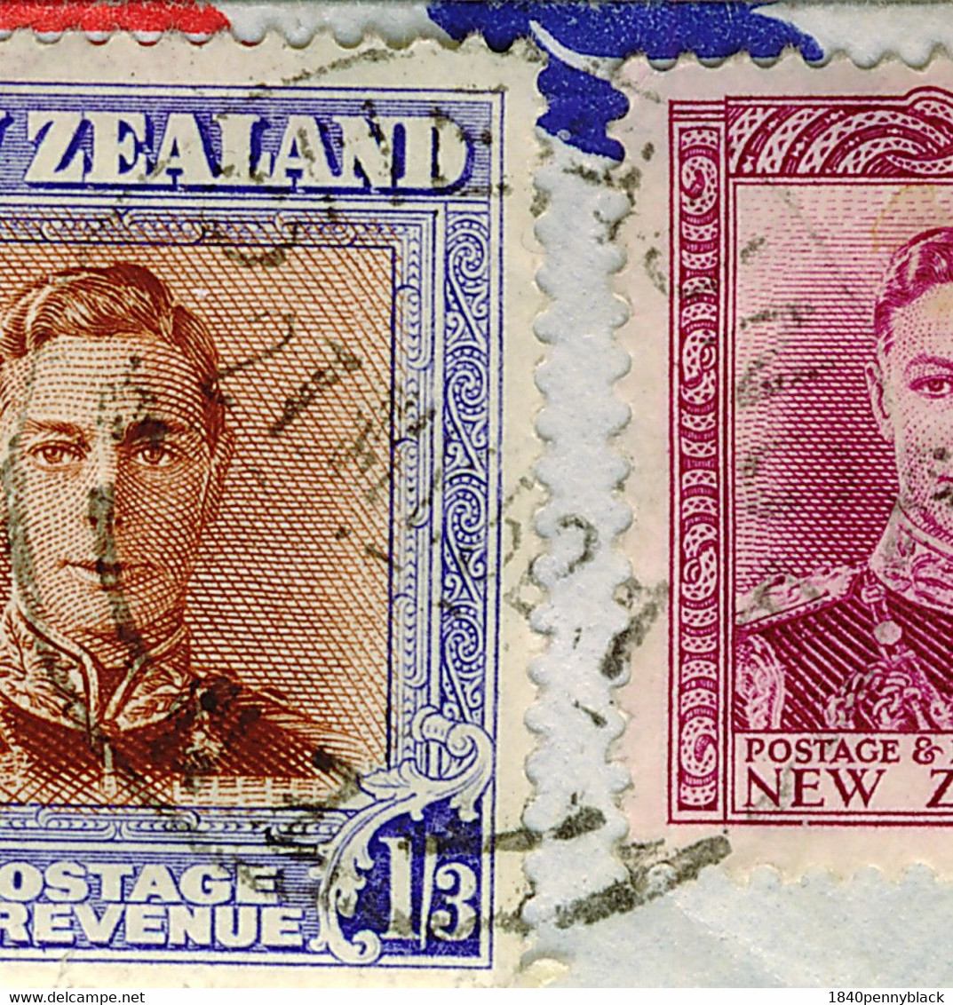 NEW ZEALAND1952? KGVI Registered Letter From ONEHUNGA To UK - Storia Postale