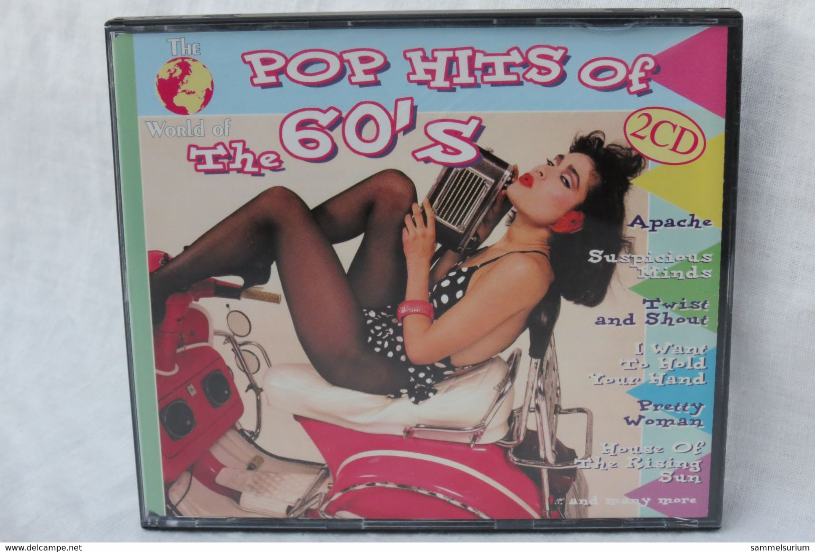 2 CDs "The World Of Pop Hits Of The 60's" Div. Interpreten - Compilations