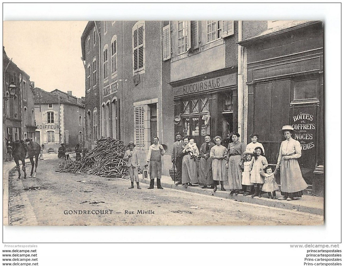 CPA 55 Gondrecourt Rue Miville - Gondrecourt Le Chateau