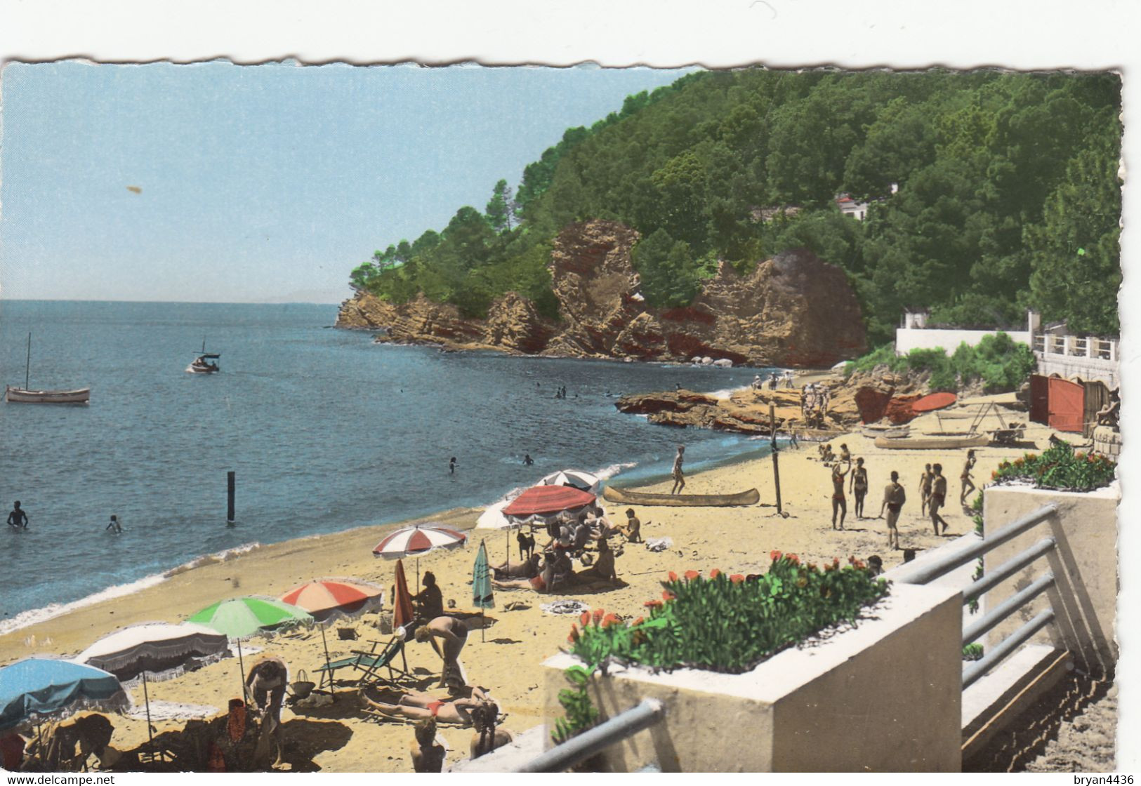 83 - LE RAYOL - VAR - LA PLAGE - ANIMEE - VOIR SCANS - Rayol-Canadel-sur-Mer