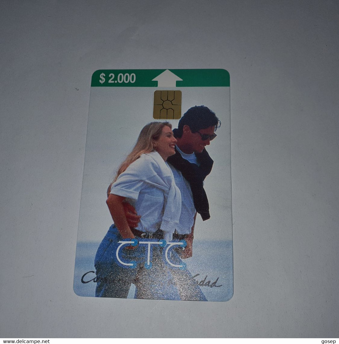 Chile-(cl-ctc22a)-comunicacion-(58)-($2.000)()-(9/1996)-(look Outside)-used Card+1card Prepiad Free - Chili