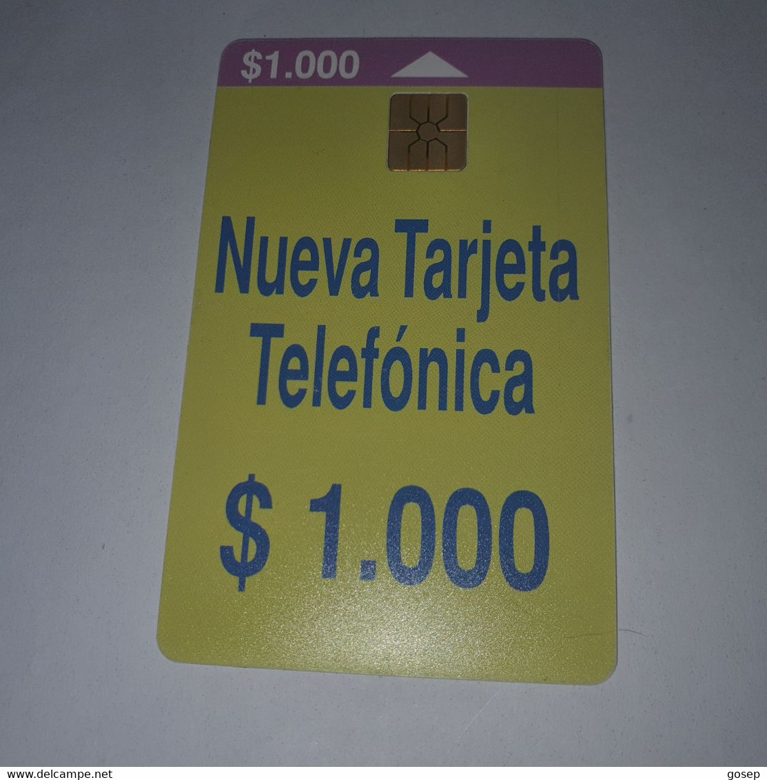 Chile-(cl-tlf-01)-nueva Tarjeta-(67)-($1.000)-(G02645521)-(6/1999)-(look Out Side)-used Card+1card Prepiad Free - Chili