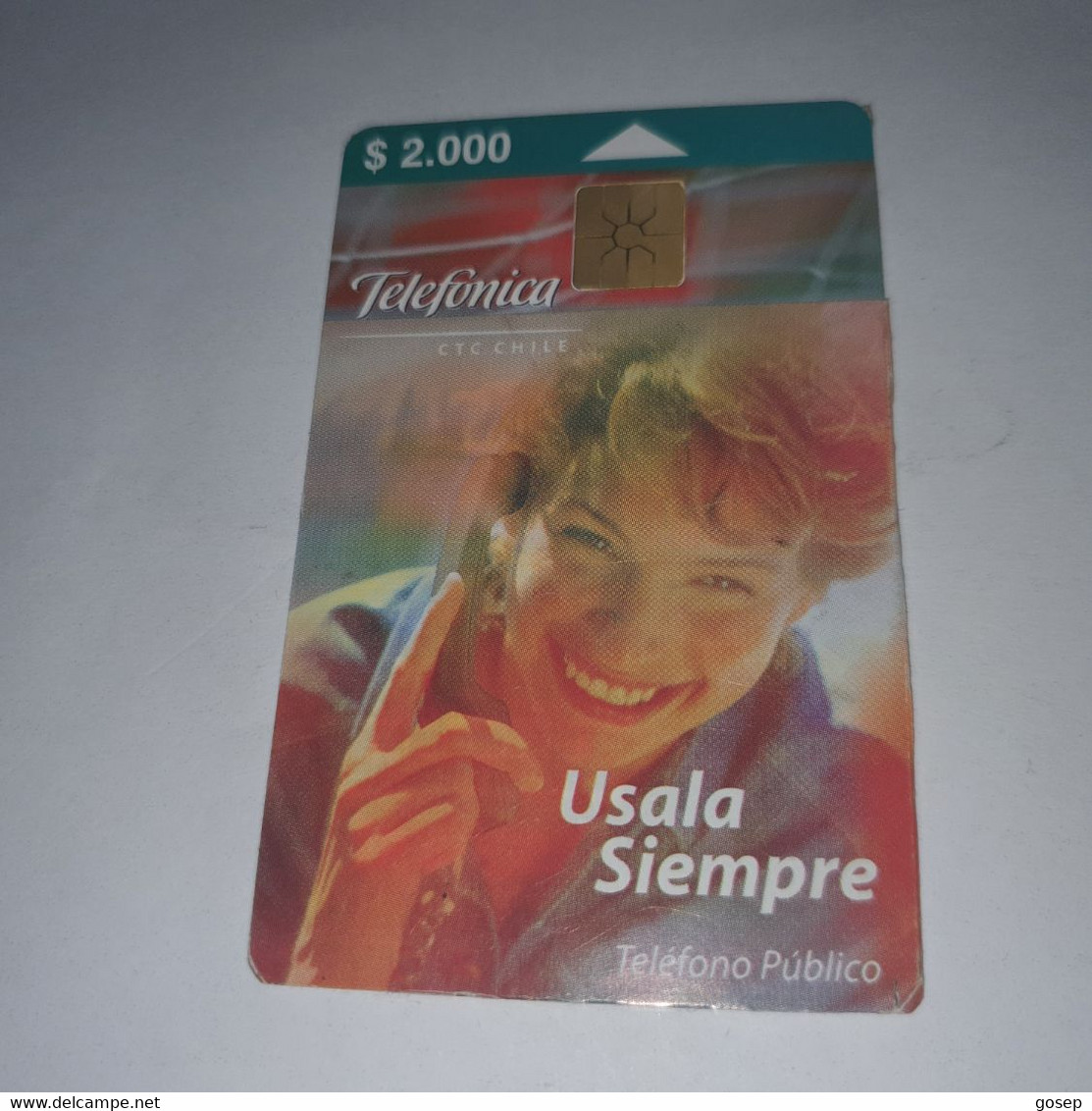 Chile-(cl-tlf-010)-usala Siempre-(86)-($2.000)-(G03127921)-(10/1999)-(600.000)-used Card+1card Prepiad Free - Chile