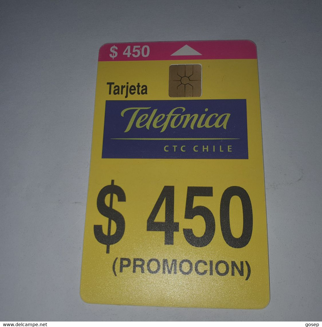 Chile-(cl-tlf-012)-promocion-(95)-($450)-(G03874467)-(12/1999)-(350.000)-used Card+1card Prepiad Free - Chili