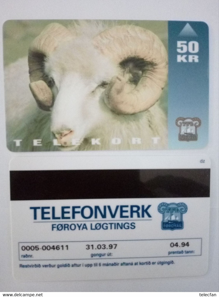 FEROES BELIER ARIES 50KR MINT NEUVE - Isole Faroe