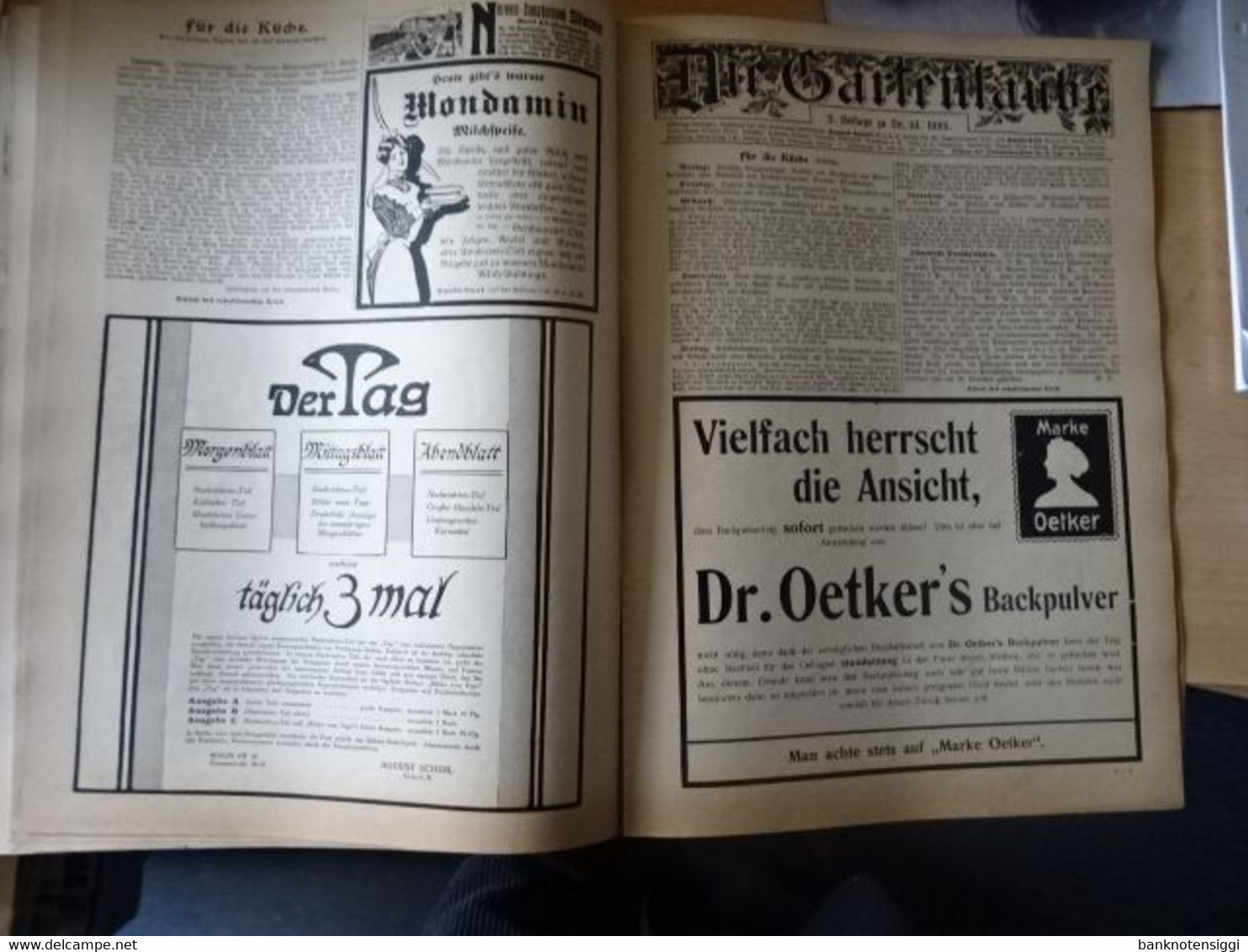 Alte originale Zeitschrift "Die gartenlaube von 1909