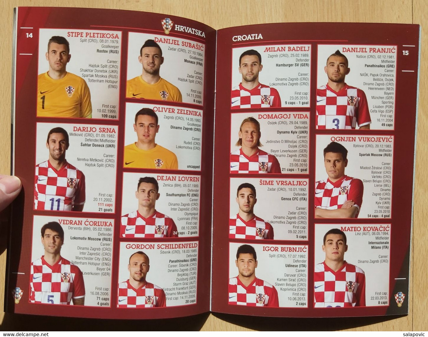 PROGRAM Hrvatska Vs Mali: 2014-31-05  Friendly Matches CROATIA Vs MALI - Boeken