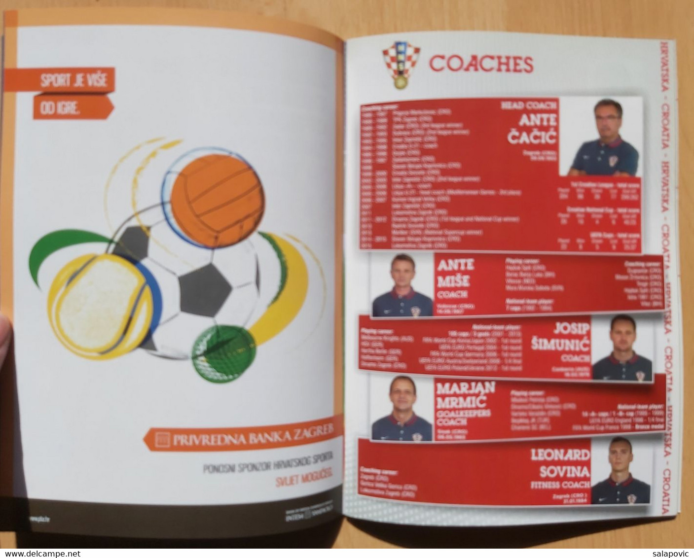 PROGRAM Hrvatska Vs Bugarska 10.10. 2015 European Qualifiers CROATIA Vs BULGARIA - Bücher