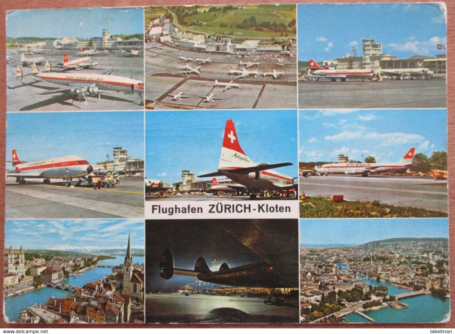 SWITZERLAND SWISS HELVETIA ZURICH AIRPORT KLOTEN CPA CPM CARD POSTCARD ANSICHTSKARTE PICTURE CARTOLINA PHOTO - Kloten