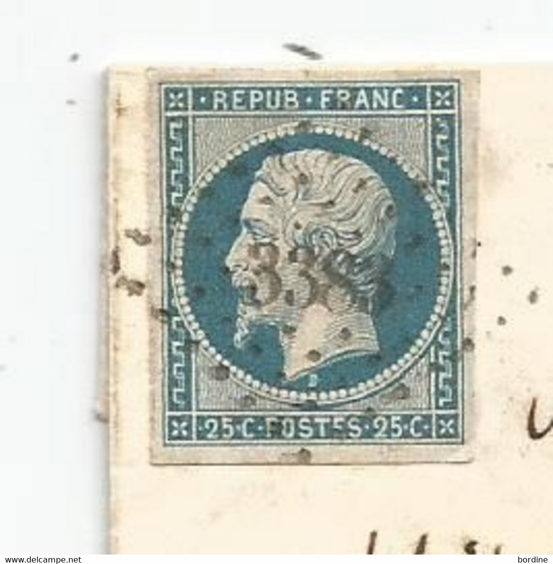 - GARONNE - TOULOUSE - PC.3383 S/TPND Présidence N°10 = C0D TYPE 15 - 1853 - 1852 Louis-Napoleon