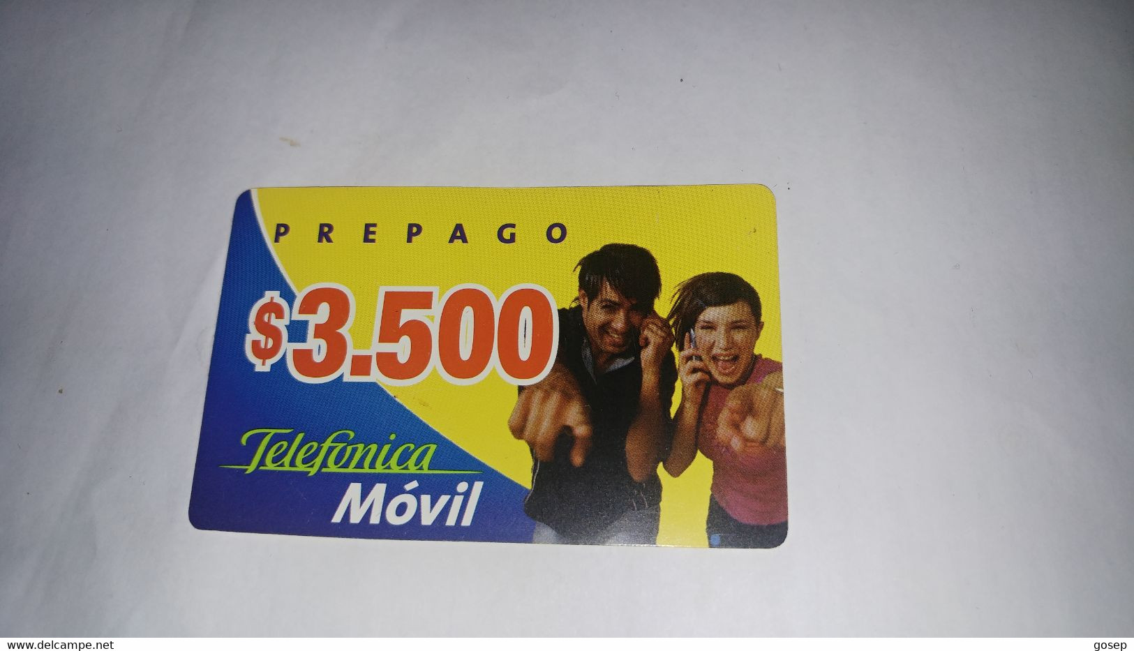 Chile-telefonica Movil-(172)-($3.500)-(2638-9170-0002-7)-(4/10/2005)-(look Outside)-used Card+1card Prepiad Free - Chile