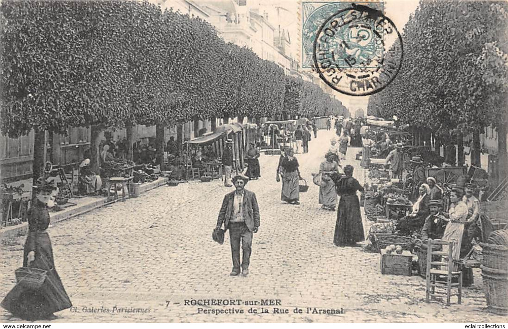 Rochefort Sur Mer       17       Rue De L'Arsenal .   Le Marché     N° 7   Voir Scan) - Rochefort