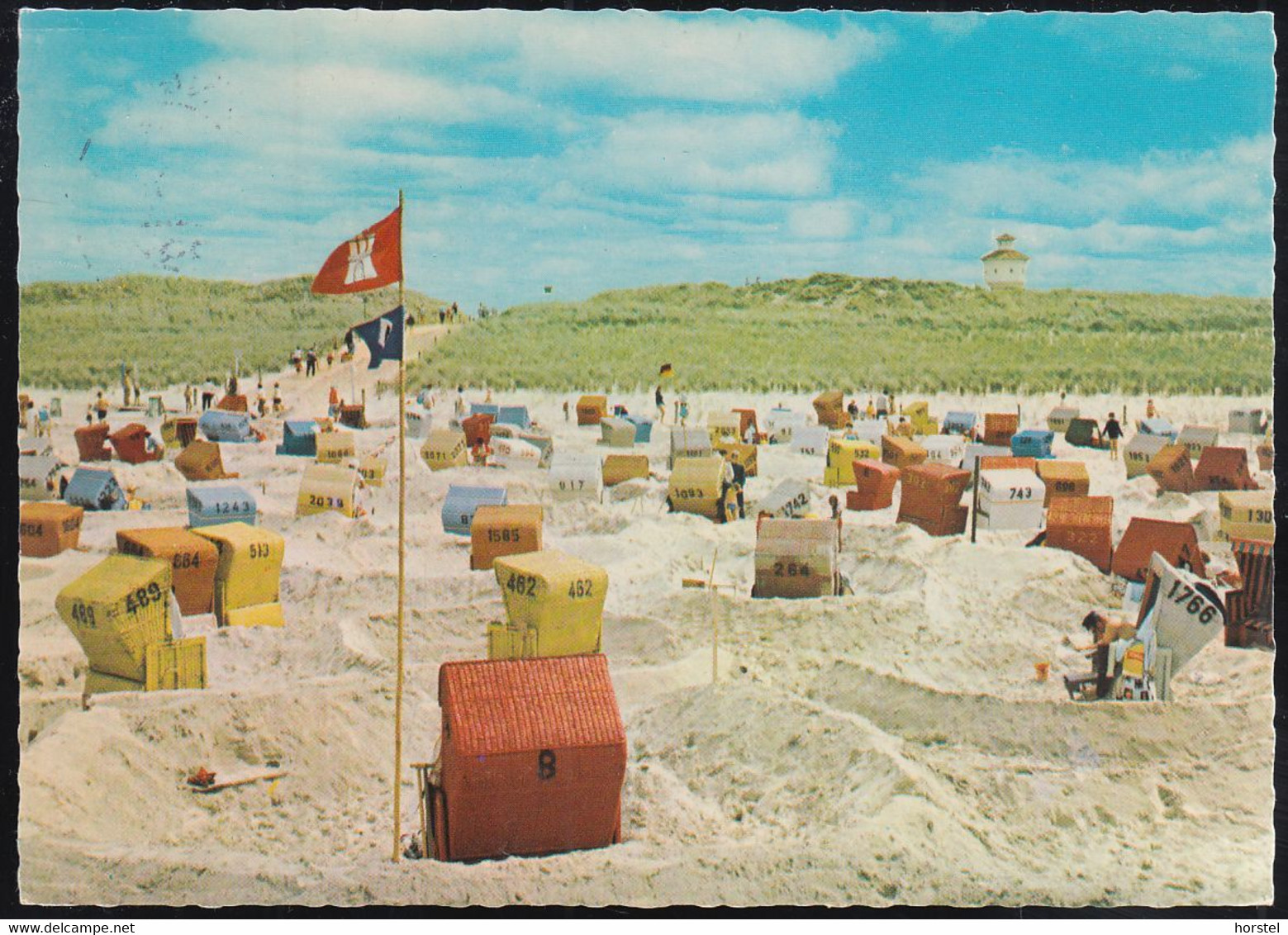 D-26465 Langeoog - Nordsee - Am Strand - Strandkörbe - Nice Stamp "Cept" - Langeoog