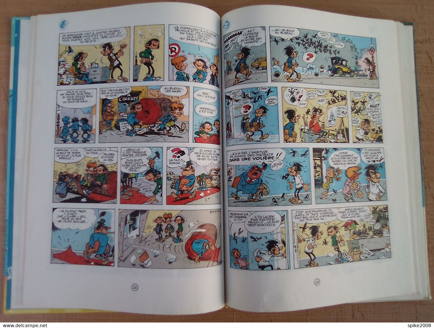 Ré-éd. dos rond 1971 GASTON LAGAFFE T8 LAGAFFE NOUS GATE par FRANQUIN