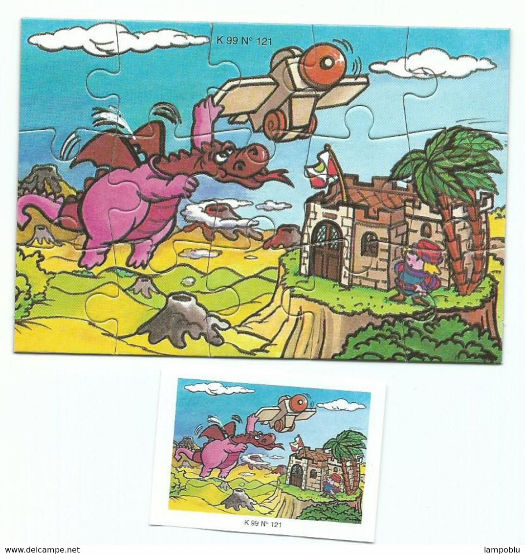 Puzzles - Kinder - Puzzle K 99 N° 121 con bpz