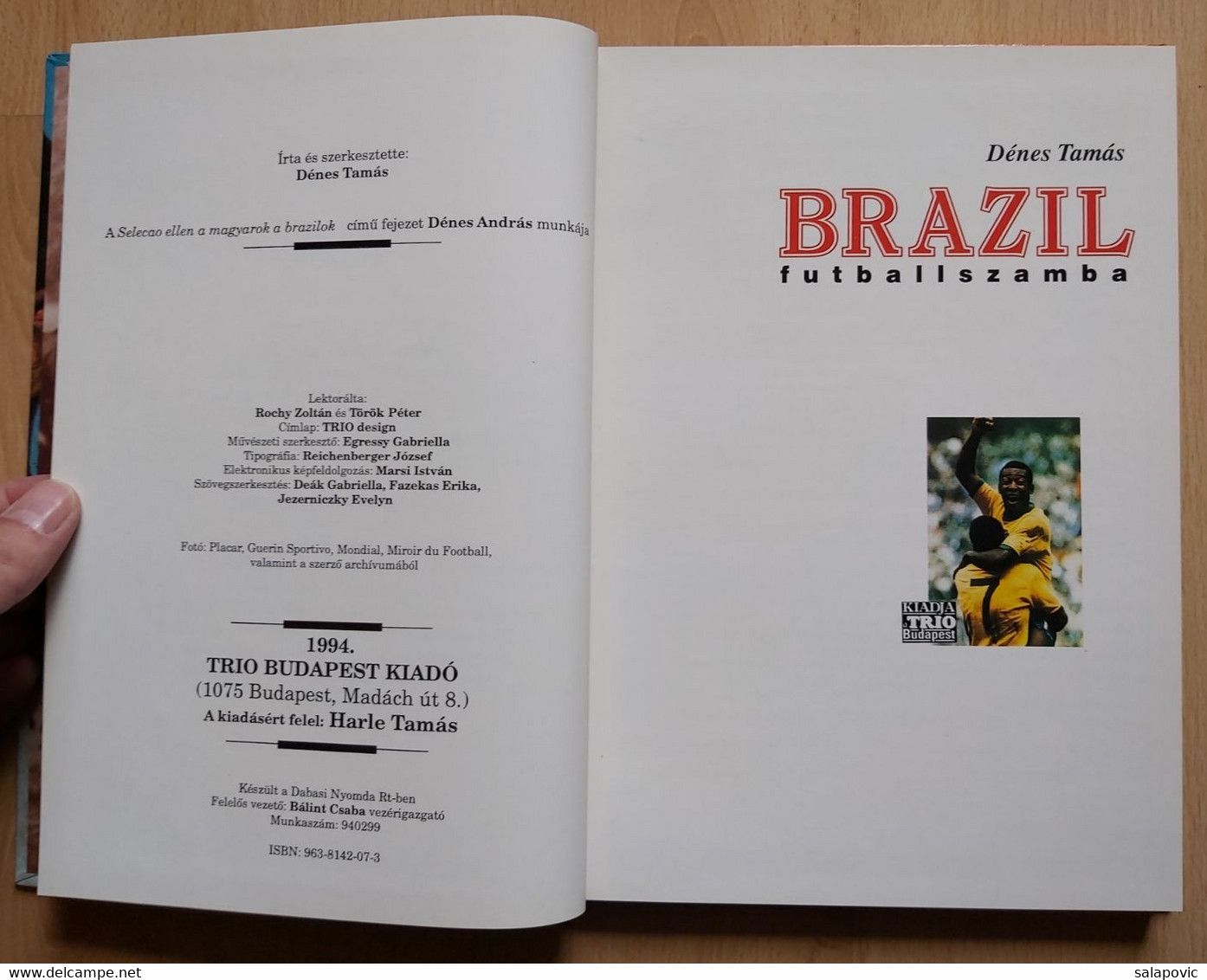 Brazil Futballszamba  Dénes Tamás, Brazilian Football Figure - Libros