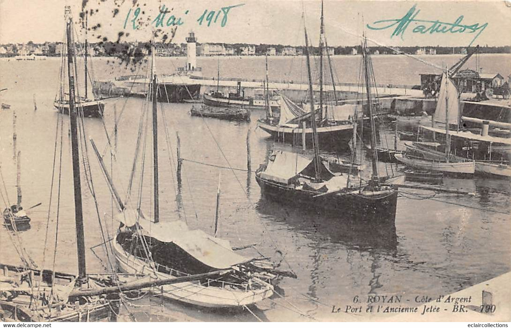 Royan         17        Le Port Et L'ancienne Jetée       (voir Scan) - Royan