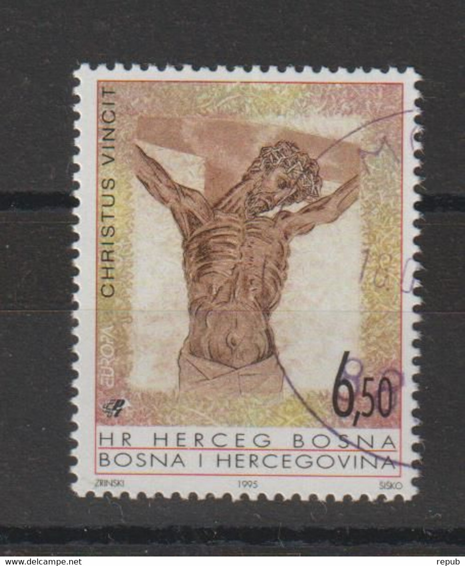 Europa 1995 Bosnie Herzegovine Herceg Bosna 10 Oblit. Used - 1995