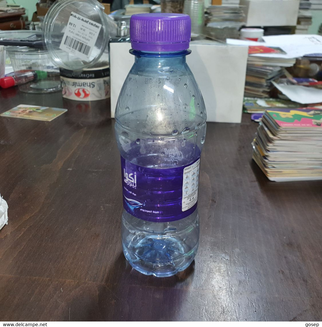 WATHER-AQUA PURE-(250ml)-used Plastic Bottle With Cork)-good - Other & Unclassified