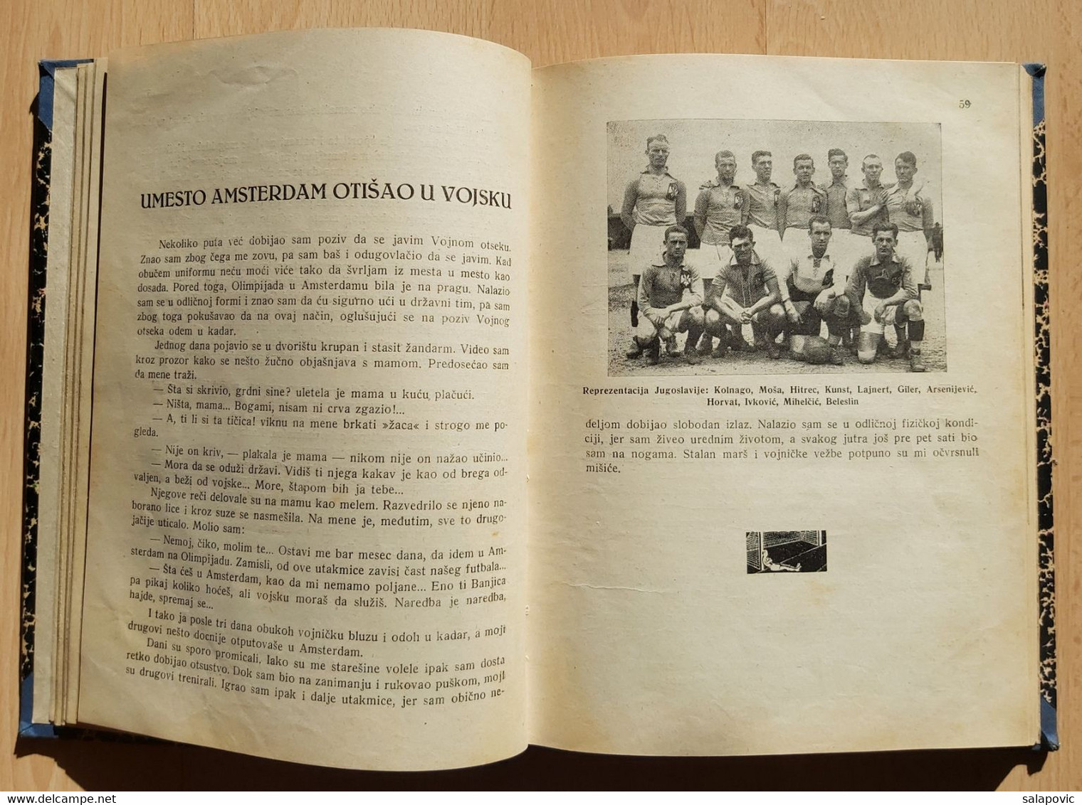 LJUBOMIR VUKADINOVIĆ: 1000 GOLOVA MOŠE MARJANOVIĆA 1936 Beograd Football Kingdom Jugoslavia Blagoje Marjanovic Mosa - Books