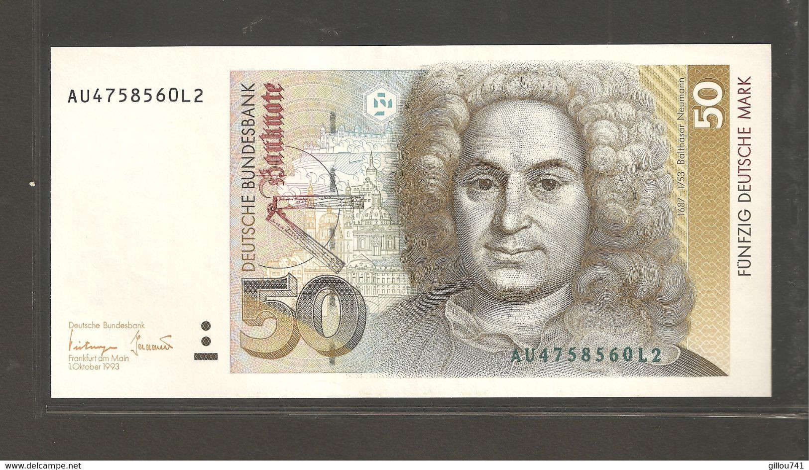 Allemagne, République Fédérale, 50 Deutsche Mark, 1989-1999 Issue - Andere & Zonder Classificatie