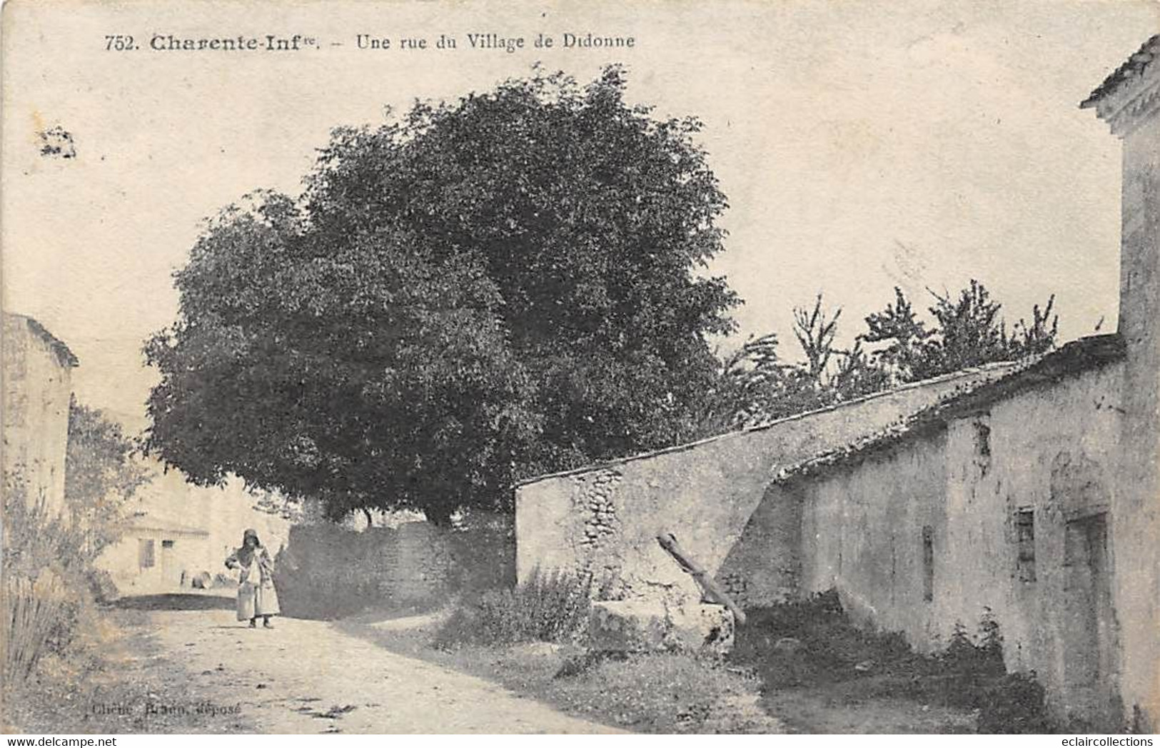 Saint Georges De Didonne         17       Une Rue Du Village De Didonne     Cliché Braun   752  (voir Scan) - Saint-Georges-de-Didonne