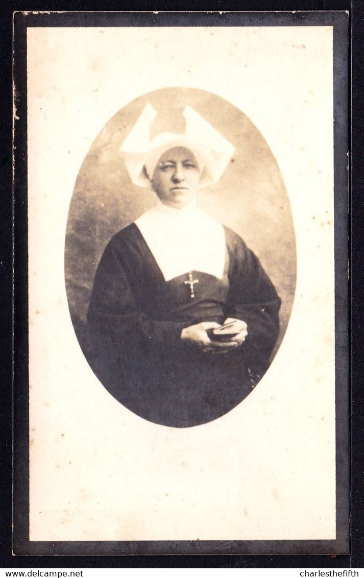 DOODSPRENTJE EERWAARDE ZUSTER MARIE GERTRUDE ( Adela Clement ) °1881 BERLARE - + KIELDRECHT - NUN - SOEUR - Images Religieuses