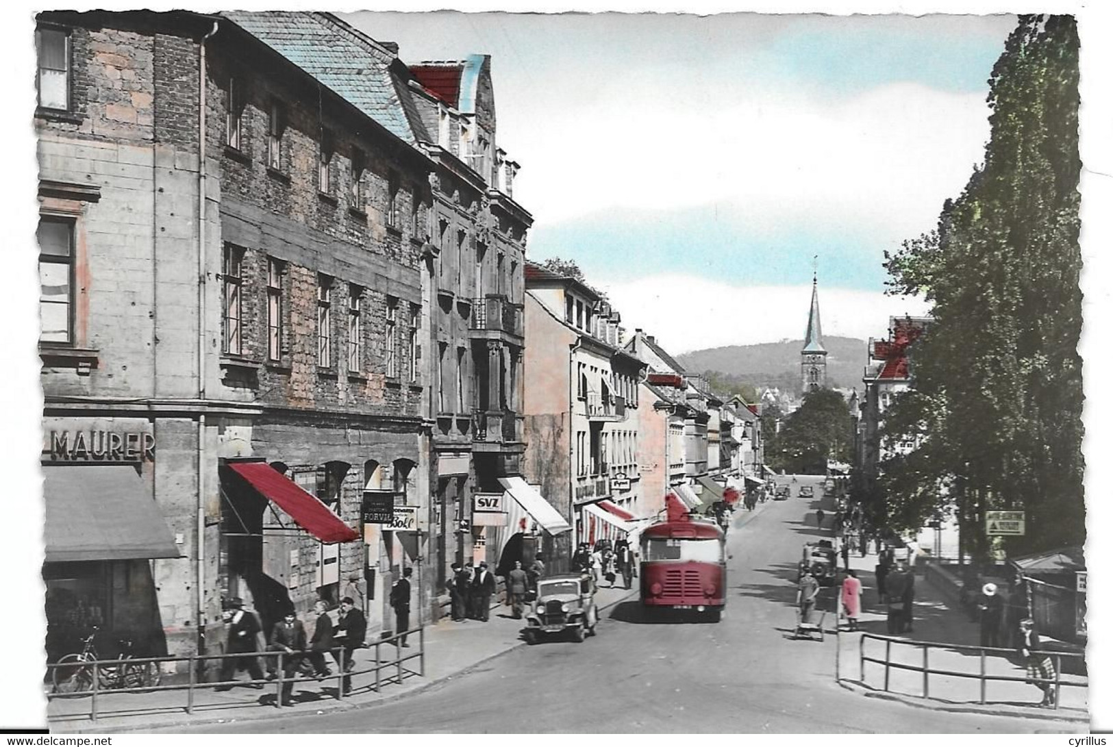 CPSM ST.WENDEL - BLICK VOM BAHNHOF - Kreis Sankt Wendel