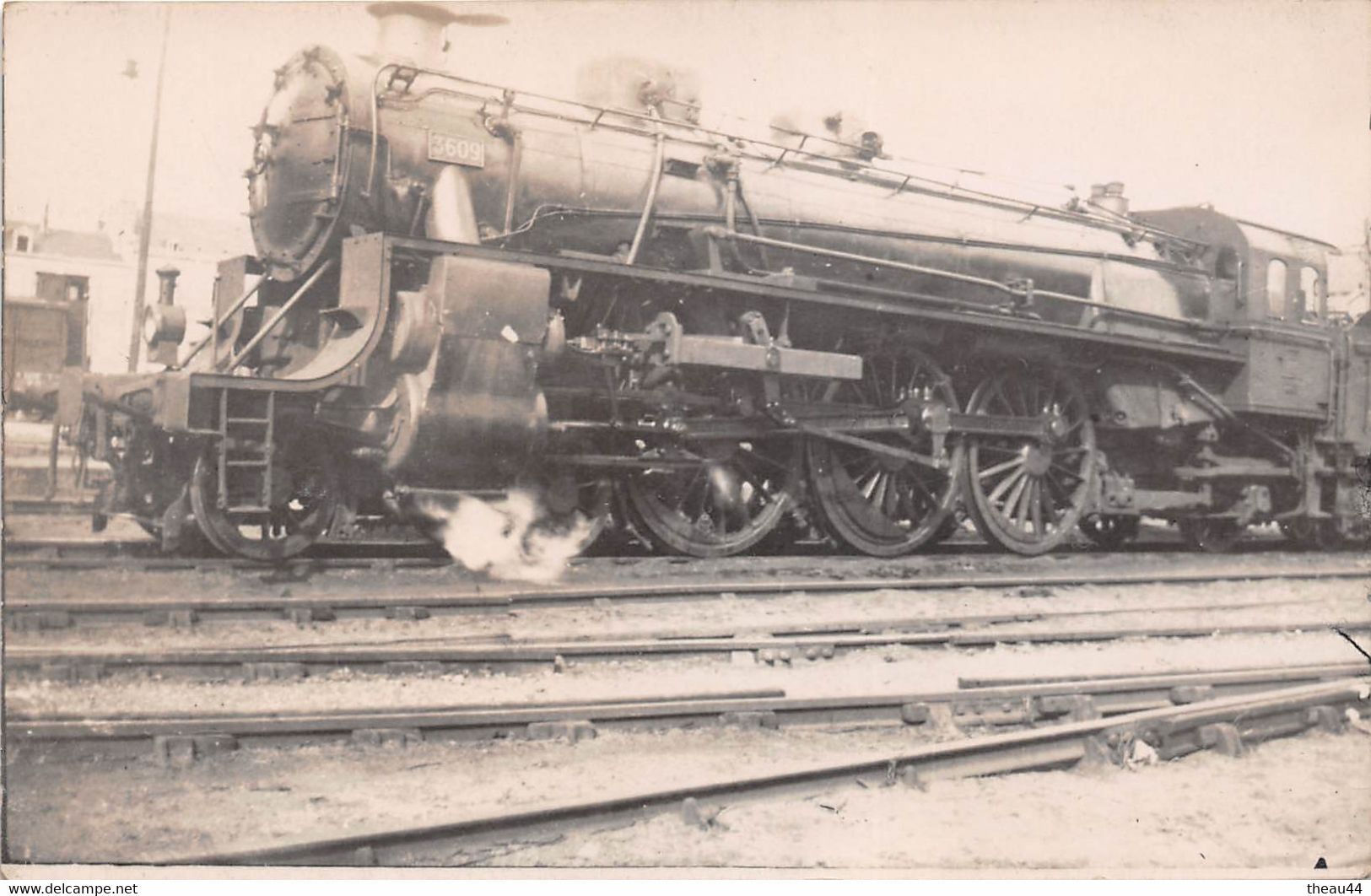 ¤¤  -    Carte-Photo D'une Locomotive  N° " 3609 "  -   Chemin De Fer  -  Voir Description   -  ¤¤ - Trains