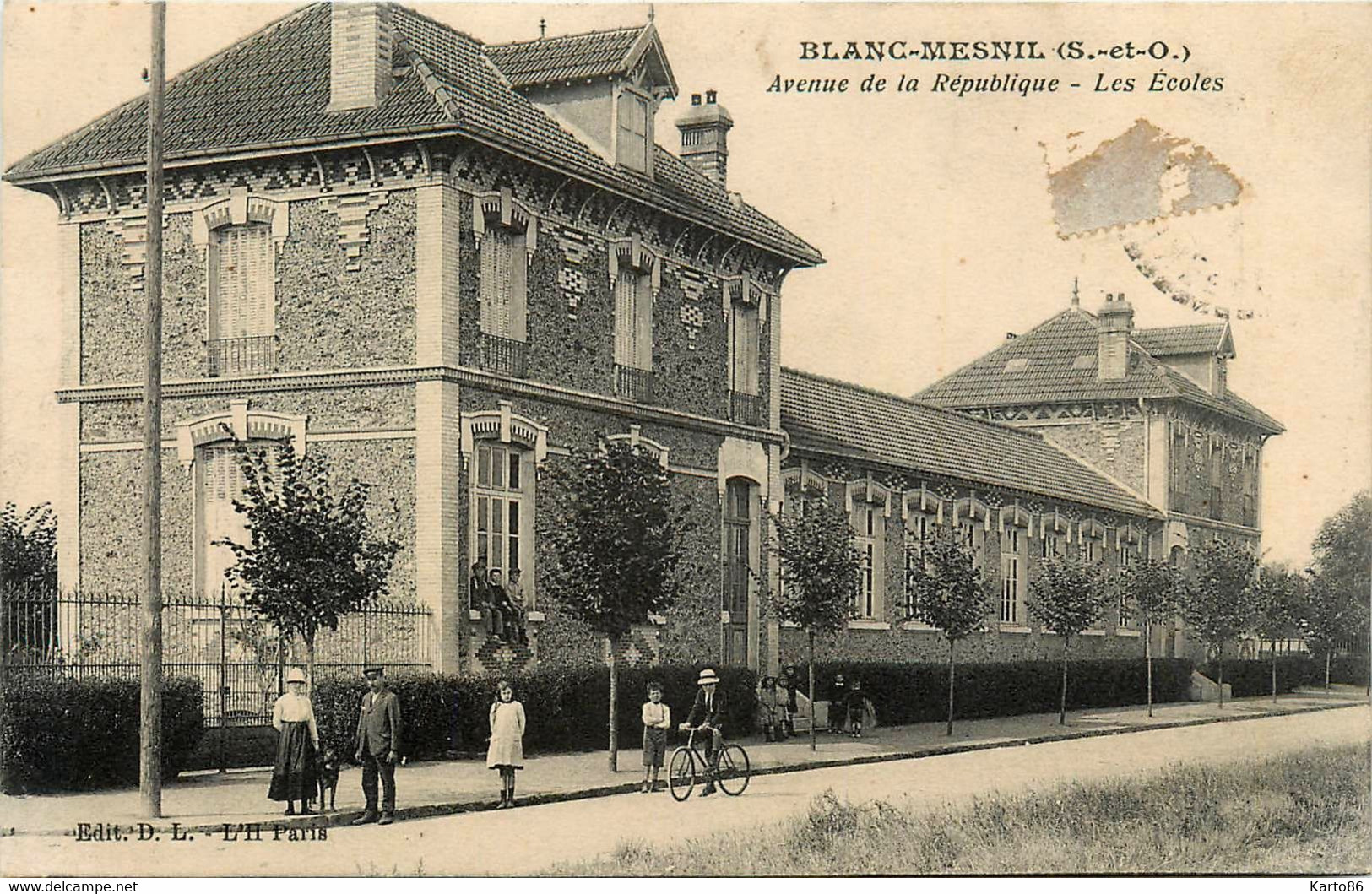 Le Blanc Mesnil * Avenue De La République * Les écoles * école - Le Blanc-Mesnil