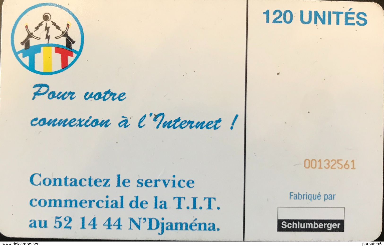 TCHAD  -  Phonecard  -  TIT  -  120 Unités - Chad