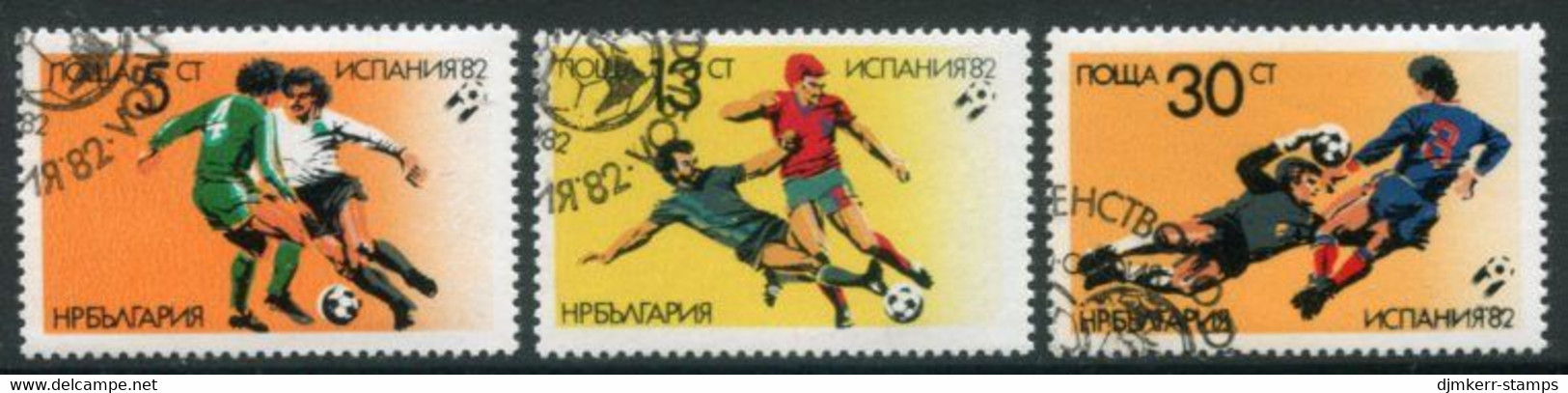 BULGARIA 1982 Football World Cup Used .  Michel 3100-02 - Gebruikt