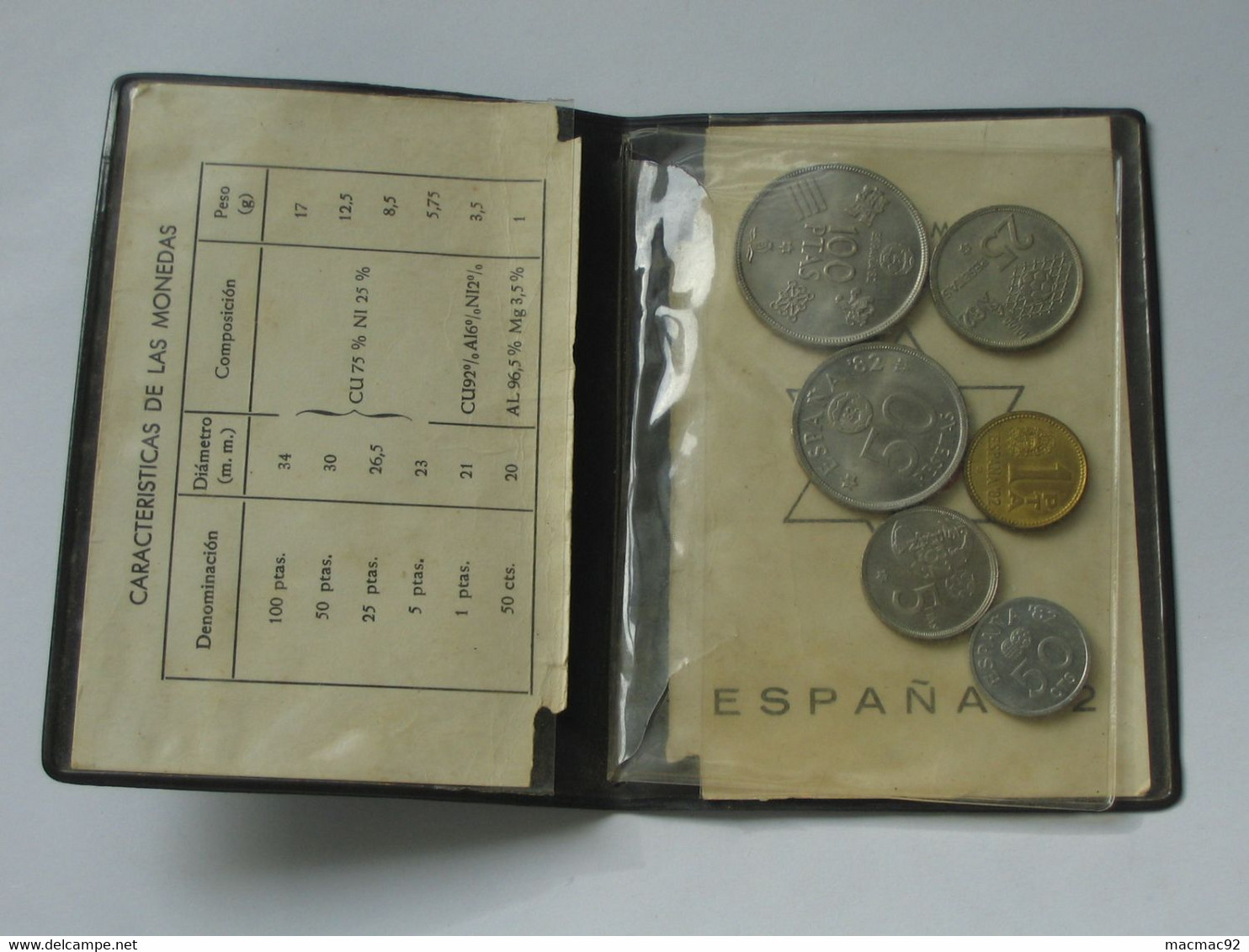 Espagne - Pochette De 6 Monnaies MUNDIAL ESPANA'82    **** EN ACHAT IMMEDIAT **** - Collections