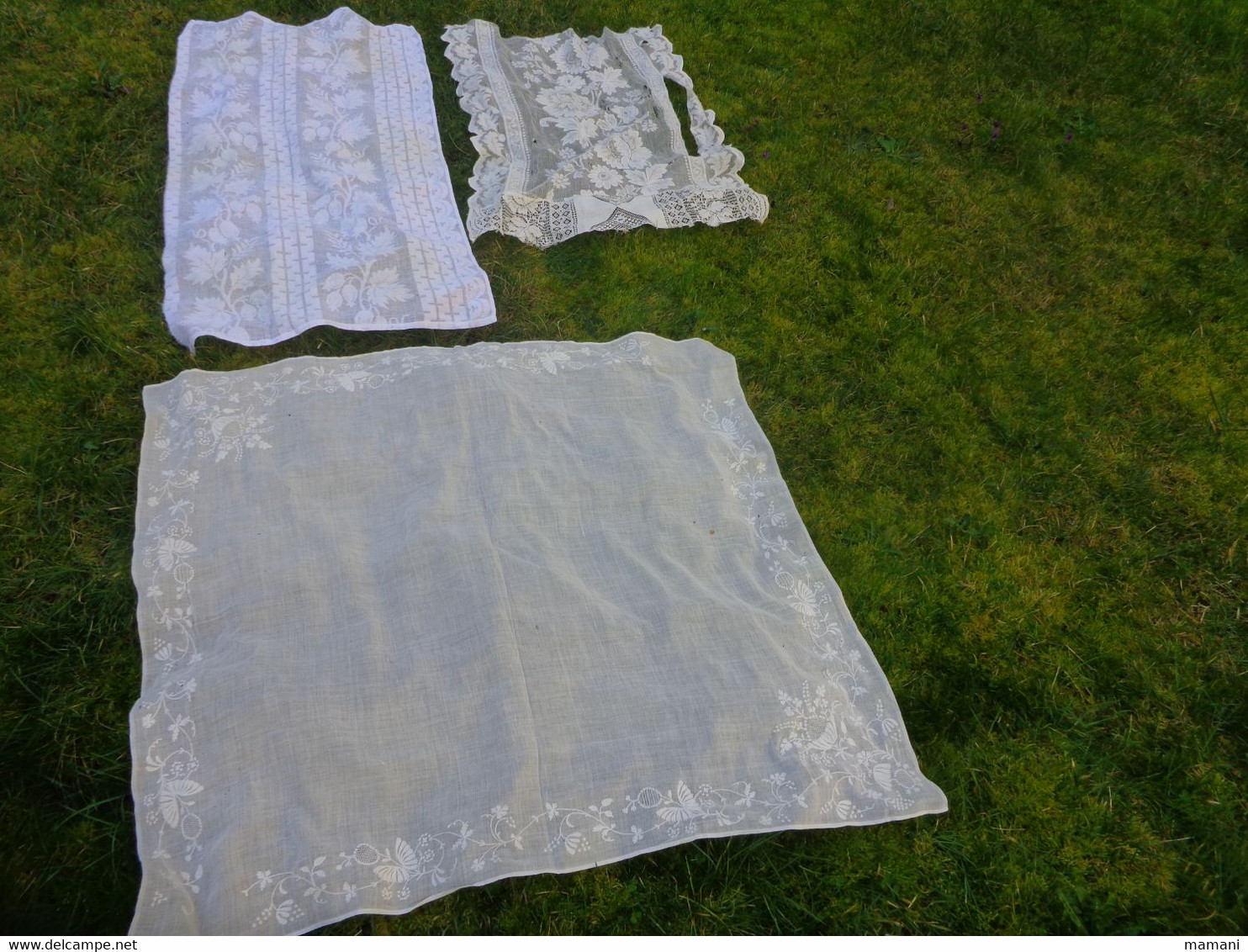 Lot De 2 Pieces De Rideau Cornely 98x98 Et 52x1metre - Other & Unclassified