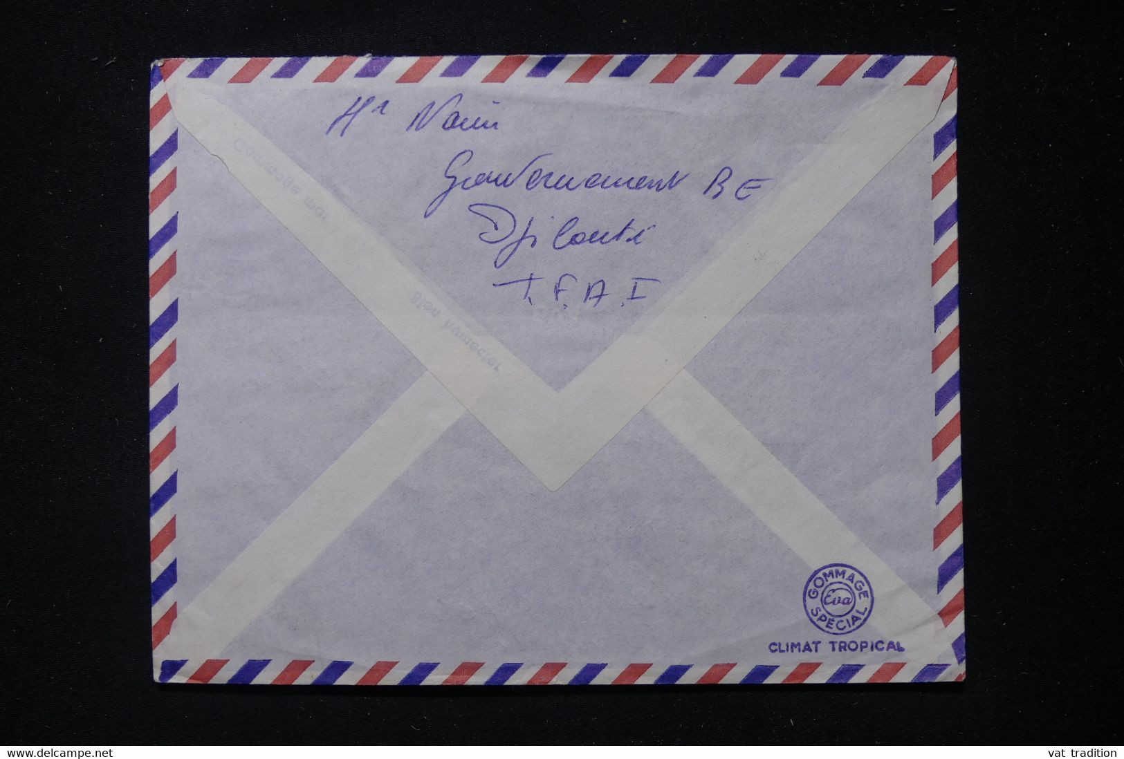 AFARS ET ISSAS - Enveloppe De Djibouti Pour La France En 1969, Affranchissement Basket - L 90533 - Briefe U. Dokumente
